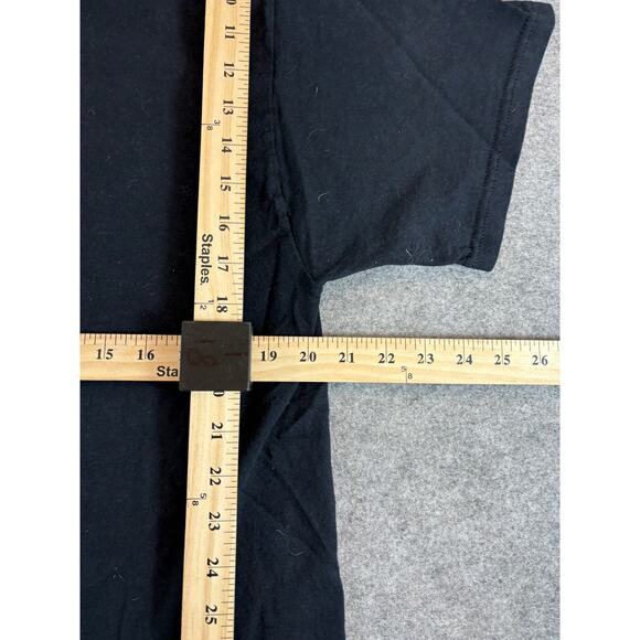 VTG 90s Jesus Rocks Shirt Mens Large Black Christian Graphic Religious Funny Tee - Picture 2 of 4